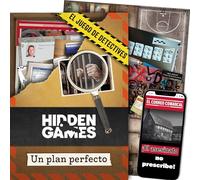 Hidden Games - Escena del Crimen - Un Plan Perfecto - Juego de Misterio Realista, Resuelve el Crimen, Detectives, Escape Room en Casa