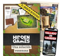 Hidden Games Escena del Crimen - Una solución venenosa - Español - Juego Realista de escenas del Crimen, emocionante Juego de Detectives, Juego Escape Room