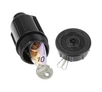 Hidden Outdoor Key Hider - Soporte impermeable para llaves de boquilla, organizador de almacenamiento de repuesto | Solución de entrada de contenedor de camuflaje realista, dispositivo seguro oculto