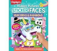 Hidden Pictures Sticker Faces: Unicorns & Rainbows