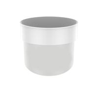 Hidden Storage Planter, Indoor Flower Pot Safe, 6x5 Inch Locking Basin with Secret Base, Metal Interior Cash Box, Decorative Vase with Discreet Style, Valuables Holder for Home Office