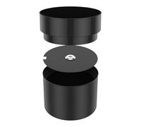 Hidden Storage Planter, Indoor Flower Pot Safe, 6x5 Inch Locking Basin with Secret Base, Metal Interior Cash Box, Decorative Vase with Discreet Style, Valuables Holder for Home Office