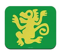 Hidden Temple Green Monkeys - Alfombrilla de mouse fina de perfil bajo