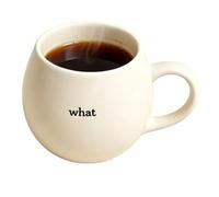 Hidden Text Ceramic Coffee Mug, Surprise Secret Message Reveal Novelty Mug