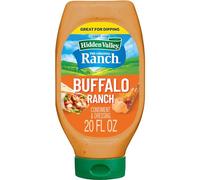 Hidden Valley Aderezo y aderezo Buffalo Ranch fácil de apretar, 20 onzas líquidas (el paquete puede variar)