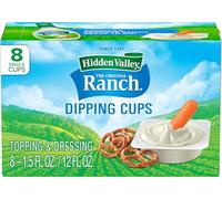 Hidden Valley Original Ranch Salad Dressing To Go Cups - 1.5 Ounces Each - 8 Count (Package May Vary)