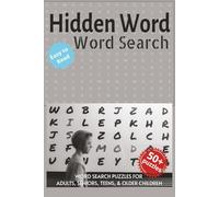 Hidden Word Word Search Puzzle Book: Word searches with easy-to-read print about Hiddenness, Secrets, Mystery, and More. 6x9 inches, 110 pages. 50+ ... Gift for Vacations, Holidays and Free Times.
