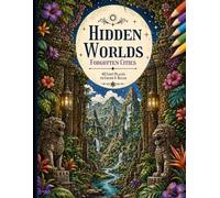 Hidden Worlds: Forgotten Cities: 40 Lost Places to Color & Relax: An Adult Coloring Book Featuring Ancient Temples, Royal Palaces, Hidden Ruins, Stone Bridges, Waterfalls and Mysterious Jungle Cities