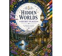 Hidden Worlds: Secret Places 40 Fantasy Escapes to Color and Relax: An Adult Coloring Book with 40 Hidden Fantasy Escapes, Secret Gardens, Magical ... Enchanted Forests & Peaceful Places to Relax