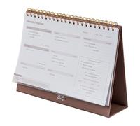 Hiddy Planificador semanal Barakah - Agenda semanal A4 inspirada en la fe, sin fecha, organizador de escritorio de 52 páginas para claridad, equilibrio y reflexión (rosa, azul, marrón)