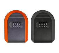 Hìde A Key - magnética Oculta Debajo del Coche, Llave magnética con Cerradura de combinación, combinación Segura de 4 dígitos, de Bloqueo portátil Resistente a la Intemperie para Colgar y