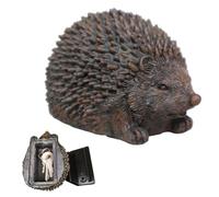 Hide A Key, Ocultador de llaves de repuesto Ocultar en forma de erizo Un soporte oculto de resina Resistente a la intemperie 4.5x3.2x2.8in Escondite decorativo para jardín al aire libre para uso diar