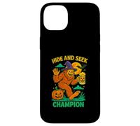 Hide and Seek Champion Funny Bigfoot Halloween Art Carcasa para iPhone 14 Plus