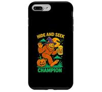 Hide and Seek Champion Funny Bigfoot Halloween Art Carcasa para iPhone 7 Plus/8 Plus