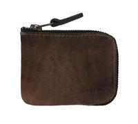 Hide & Drink, Cartera para Tarjetas con Cremallera para Hombres y Mujeres, Monedero, Soporte para Dinero, Organizador de Bolsillo, Cuero de Grano Completo, Hecho a Mano, Marrón Bourbon, S, Clásico