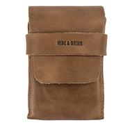 Hide & Drink, Classic Case for Playing Cards (Not Included) Secure Storage, Playing Deck Holder, Travel Accessory, Full Grain Leather, Handmade, Single Malt Mahogany