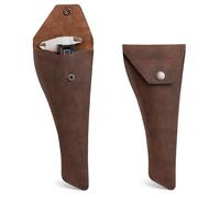 Hide & Drink, Vernier - Funda para calibrador, estuche de herramientas de medición, hecho a mano de cuero de grano completo, marrón bourbon