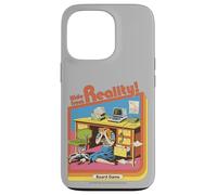 Hide from Reality Sarcastic Retro Vintage Funny Adult Humor Carcasa para iPhone 13 Pro