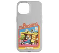 Hide from Reality Sarcastic Retro Vintage Funny Adult Humor Carcasa para iPhone 15