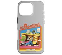 Hide from Reality Sarcastic Retro Vintage Funny Adult Humor Carcasa para iPhone 16 Pro