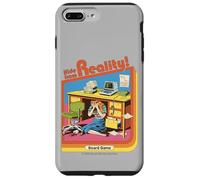 Hide from Reality Sarcastic Retro Vintage Funny Adult Humor Carcasa para iPhone 7 Plus/8 Plus