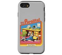 Hide from Reality Sarcastic Retro Vintage Funny Adult Humor Carcasa para iPhone SE (2020) / 7 / 8