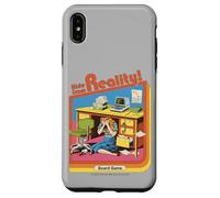 Hide from Reality Sarcastic Retro Vintage Funny Adult Humor Carcasa para iPhone XS Max