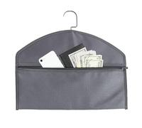 Hide Pocket Safe Hanger | 17.5x12.5 Pulgadas Compartimento Seguro Oculto | Se adapta a la Ropa Colgada | Bolsa De Almacenamiento Secreto, Documentos, Efectivo Y Objetos De Valor | Bolsillos Hiddens