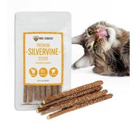 Hide & Scratch - Palitos de plata de alta calidad para gatos con polvo de fruta biliar de alta potencia: juguete natural y masticable