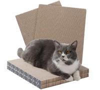 Hide & Scratch Tablas rascadoras para gatos, 4 unidades