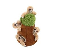 Hide Seek Juguetes para Perros, Juguetes para Perros, Juguetes Little Sloth Tree Hole Jigsaw Perro Chirriante Ocultando Juguetes de Peluche Juego Interactivo de Rompecabezas de