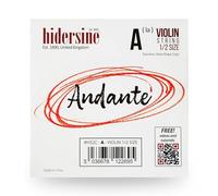 Hidersine Andante Series SINGLE A - Cuerda para violín tamaño 1/2