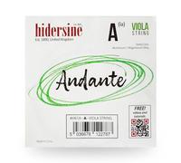 Hidersine Cuerda Andante SINGLE A para VIOLA. Núcleo de acero, cuerda de aleación para mayor durabilidad y facilidad de tocar. Gran tono y gran valor. Ideal para todos los estudiantes de viola. Solo