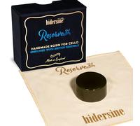 Hidersine Reserve21 - Colofonia para violonchelo oscuro, formulación de bajo polvo. Completo con bolsa de terciopelo con cordón. Hecho a mano en el Reino Unido