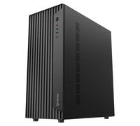 Hiditec Blok Pro| Caja PC Gaming ATX y Micro ATX | USB Type-C | Negro | Semitorre elegante | Hasta 4 ventiladores 120 mm | Gran capacidad de refrigeración | USB Type-C