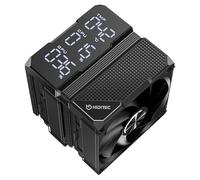 Hiditec DC40 PRO | Disipador Digital CPU Doble Torre | 2x120 mm PWM | 270W TDP | 6 heatpipes | Alto Flujo de Aire | Ultra Silencioso | Para Gaming y Workstation | Compatible con LGA1851 y AM5