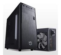 Hiditec KLYP 3.0 | Caja PC ATX con Fuente 500W Incluida | 3 Ventiladores | Torre ATX y Micro ATX Profesional | PSU 500W incluida | Lista para montar | Ideal hogar y oficina