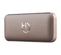 Hiditec | Mini Altavoz Dorado Portátil Bluetooth 4.1 | Altavoces Inalámbricos Potentes (10W) y Autoamplificables para Pc Coche o Baño | Máxima Claidad | Resistente a Salpicaduras
