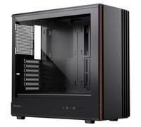 Hiditec ORIGIM Caja PC ATX con Madera, Cristal Templado, 3 Ventiladores PWM | Caja gaming semitorre con madera maciza y acero | GPU hasta 420 mm | Radiador 360 mm | USB Tipo C | Hasta 12 ventiladores