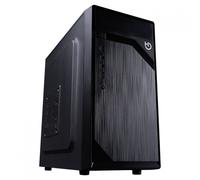 Hiditec Caja Ordenador ATX PC Q2 Pro PSU,Incluye Fuente de alimentación,Compatible Placas Base Micro ATX e ITX,Diseño Elegante,1 Ventilador 80mm Incluido,Lector de Tarjetas SD y TF Incluido,USB 3.0