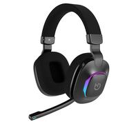 Hiditec Vortex - Auricular Gaming Inalámbrico Bluetooth 5.4 | Modo Gaming Baja Latencia | Doble Conectividad BT + Jack 3.5 mm | 20 h Autonomía | PC, PS5, Switch, Xbox y Android