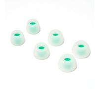 Hidizs Almohadillas de silicona de alta gama, 3 pares, tamaños S/M/L, se ajustan a auriculares de 3,8 mm a 6 mm