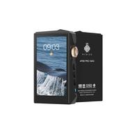Hidizs AP80 Pro MAX Reproductor MP3 Bluetooth Hi-Res, Streaming WiFi 2.4G, DLNA y AirPlay Inalámbrico, DAP con Doble DAC ESS9219C Chips, Soporte MQA 16X DSD256, Memoria Expandible de 2 TB, Negro