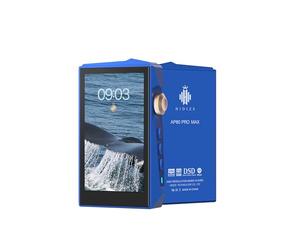 Hidizs AP80 Pro MAX Reproductor MP3 Bluetooth Hi-Res, Streaming WiFi 2.4G, DLNA y AirPlay Inalámbrico, DAP con Doble DAC ESS9219C Chips, Soporte MQA 16X DSD256, Memoria Expandible de 2 TB, Azul