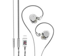 Hidizs Auriculares ST2 Pro USB-C con cable, circuito magnético dual de 10 mm, controladores dinámicos en el monitor de oído, chip ESS ES9218AC Pro DAC, micrófono HD, control en línea, auriculares