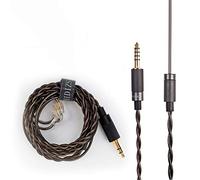 HIDIZS BL4.4 Cable de repuesto de actualización de audio, cable desmontable para auriculares de 4.4 mm, 0.78 mm, cable IEM para auriculares MS4 MS2 MS1 KZ ES4 ZSR ZST ZSR ED16 ZS10 (4.4 mm)