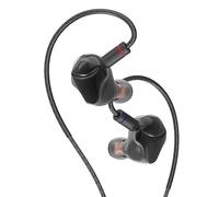 Hidizs MK10 Auriculares In Ear Monitor, 10mm Diapragma Carburo Silicio, Doble Magneto & Doble Cámara Dynamique Driver, Armadura Zinc Puro, 6 Modos Ajuste Profesionales, Cable OFC 4.4mm