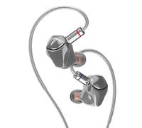 HIDIZS MK10 Auriculares In Ear Monitor, 10mm Diapragma Carburo Silicio, Doble Magneto & Doble Cámara Dynamique Driver, Armadura Zinc Puro, 6 Modos Ajuste Profesionales, Cable OFC 3.5mm
