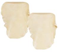 HIDMD Piel de ciervo natural para coche, moto, ante auténtica para ventana, espejo, cristal, piel de ante profesional eficaz Detailing 50 cm x 80 cm x 2 unidades