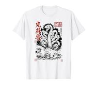 Hidra Monstruo Marino Arte Japonés Ukiyo-e Camiseta